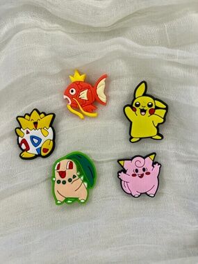 Pokemon Croc Charms, Jibbitz - Set #10